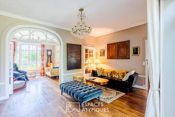 Villa historique Art nouveau avec jardin et atelier d’artiste au coeur de Mantes la Jolie