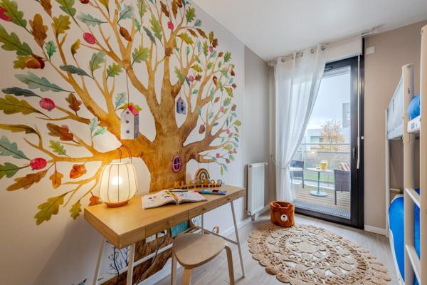 T3 meublé et refait à neuf avec parking et balcon