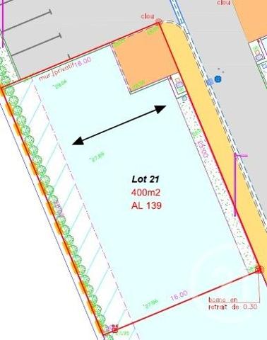 Terrain à vendre  400 m2 CHATEAURENARD - 13