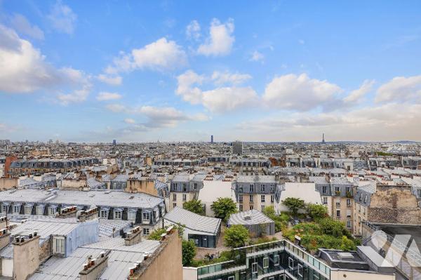 Dernier étage avec vue exceptionnelle sur tout Paris