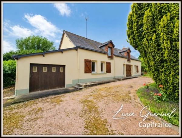 Maison à vendre à Rougé (44) – 95 m² – 2 chambres – Combles aménageables – Terrain évolutif – À 5 min de Châteaubriant