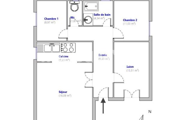 Maison à vendre 4 pièces de 73 m² à Cornebarrieu