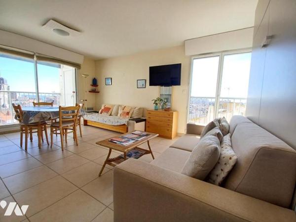 Appartement T1 avec double vue mer