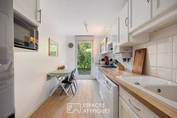 Appartement en rez-de-jardin avec terrasse à Caluire