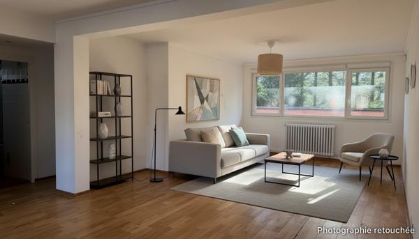 Appartement T3 lumineux avec garage, parking et cave