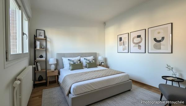 Appartement T3 lumineux avec garage, parking et cave