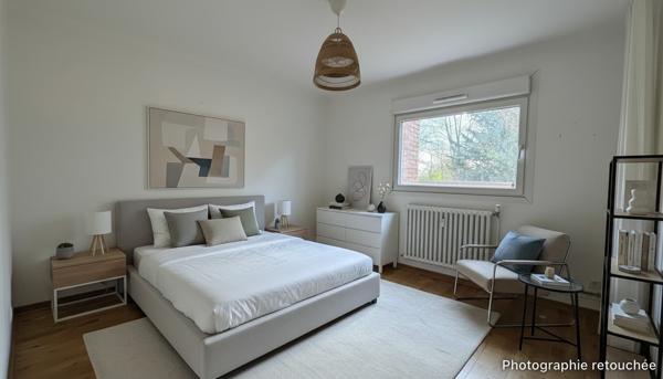 Appartement T3 lumineux avec garage, parking et cave