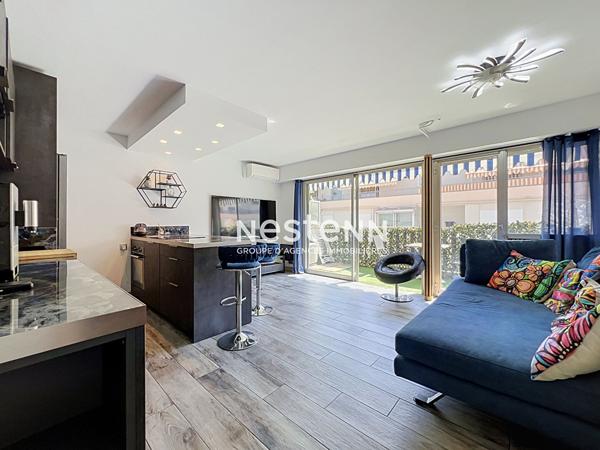 Golfe-Juan - 2P - 45m² - 2 min à pied de la mer - Terrasse - Sud - Cave - Meublé et équipé