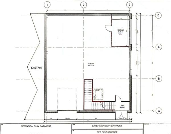 Murs commerciaux  à vendre 1 110 m² Tours