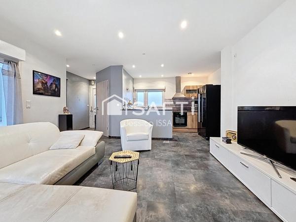 Maison de 66m2 de plain-pied avec grand jardin.