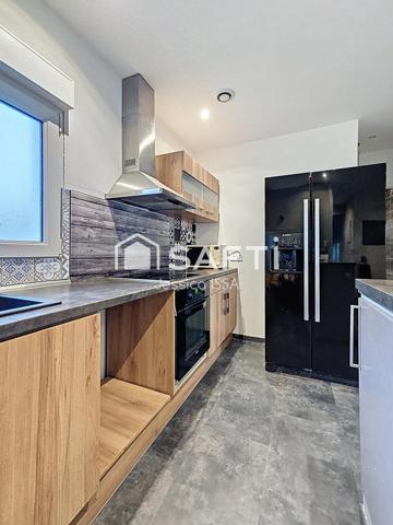 Maison de 66m2 de plain-pied avec grand jardin.