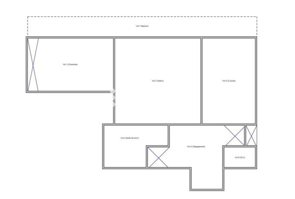 Appartement 2 pièces - 49 m²