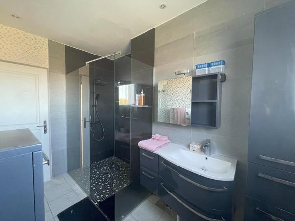 Maison lumineuse avec piscine et grand terrain