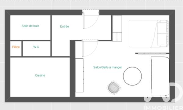 Appartement à vendre 2 pièces 35 m² Le Pecq