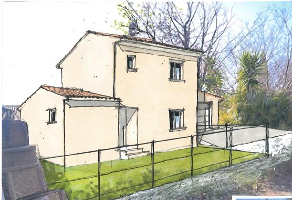 Vitrolles (13127) Terrain 500m2 plat, viabilisé et partiellement cloturé