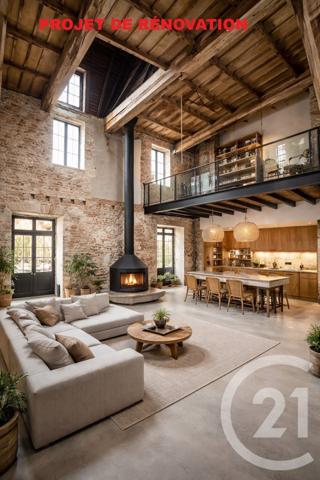 Maison à vendre  1 pièce - 60 m2 ENTRAINS SUR NOHAIN - 58