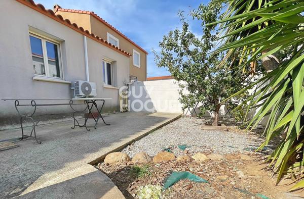 Maison à vendre à Canohès - 3 pièces, 67 m² de plain pied avec garage et jardin.