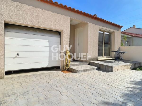 Maison à vendre à Canohès - 3 pièces, 67 m² de plain pied avec garage et jardin.