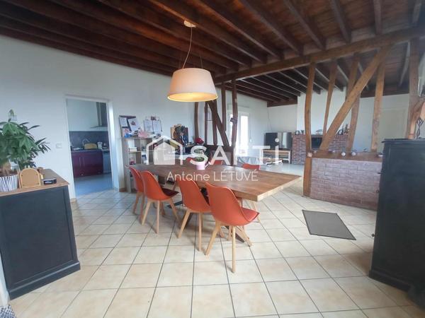 Longère, 3 chambres, Jardin clos, Hangar