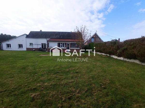 Longère, 3 chambres, Jardin clos, Hangar