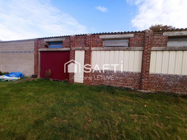 Longère, 3 chambres, Jardin clos, Hangar