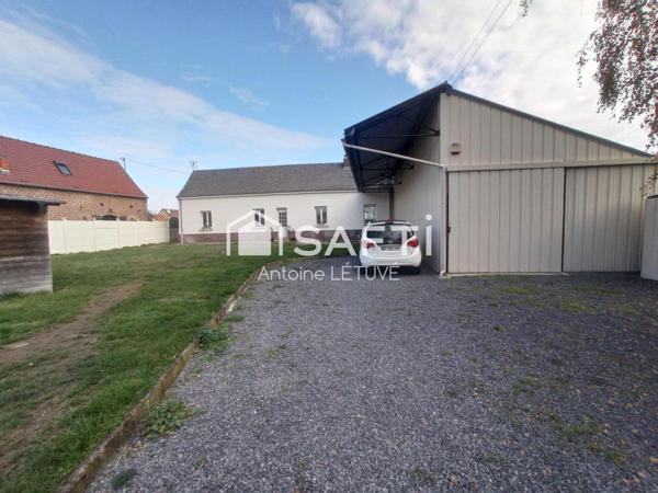 Longère, 3 chambres, Jardin clos, Hangar