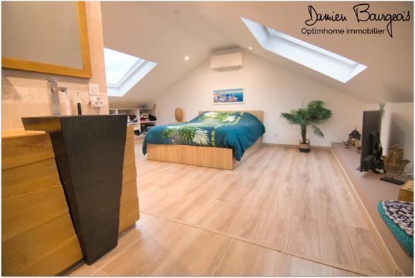 Maison T6 de 110 m² (125 m² au sol) lumineuse au calme en bordure de champs