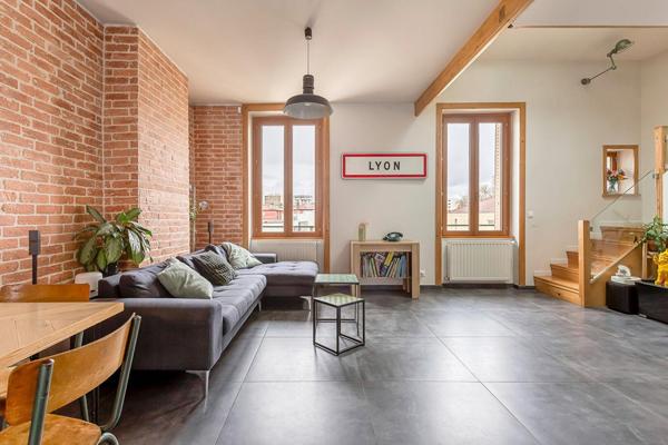 Duplex en dernier étage