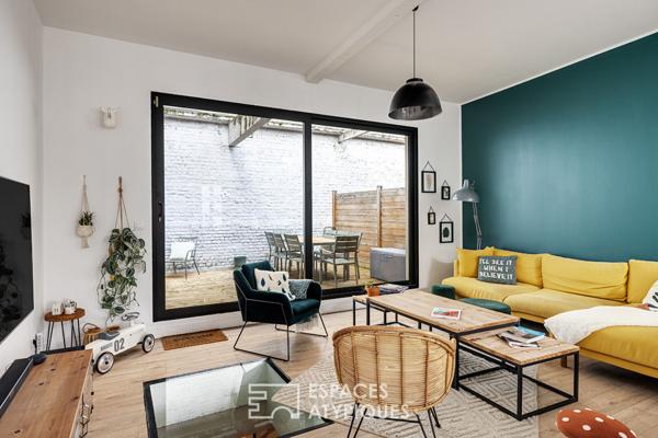 Loft dans une ancienne bonneterie avec terrasse