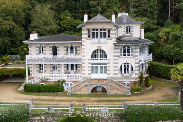 Demeure Art nouveau en baie de Morlaix
