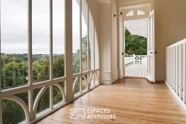 Demeure Art nouveau en baie de Morlaix