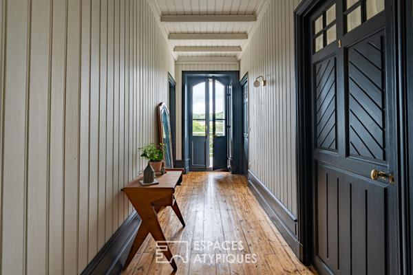 Demeure Art nouveau en baie de Morlaix