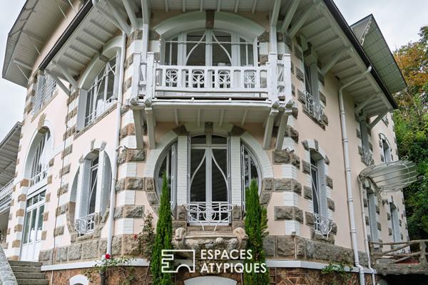 Demeure Art nouveau en baie de Morlaix