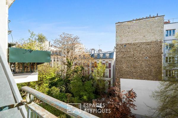 Maison singulière avec jardin au coeur d’une villa privée