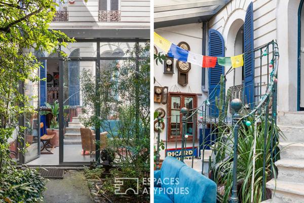 Maison singulière avec jardin au coeur d’une villa privée