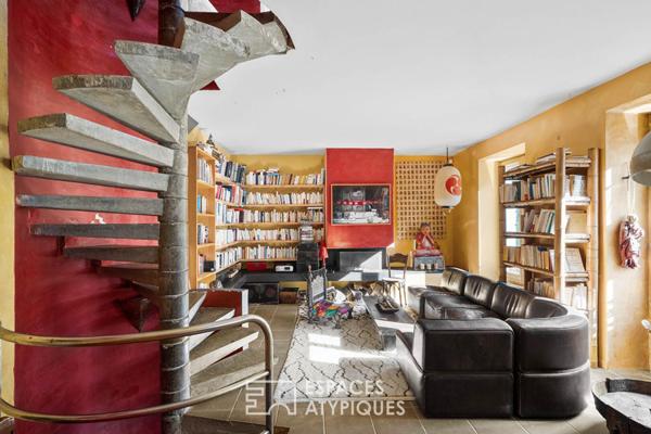 Maison singulière avec jardin au coeur d’une villa privée