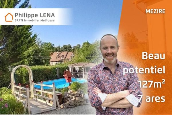 Maison 4 ch., 127m², vue dégagée, petit prix !