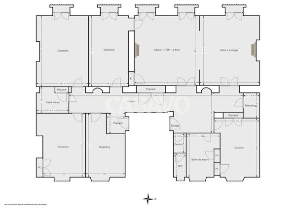 Vente Appartement 6 pièces de 170m² - 38000 Grenoble