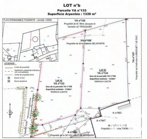 Terrain à vendre 1 339 m² Lannebert