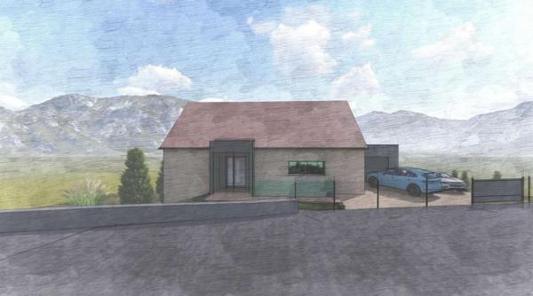 Beau terrain à batir vue degagée