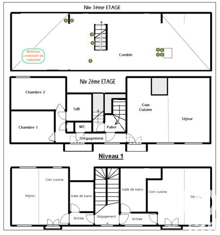 Immeuble à vendre 144 m² Allevard