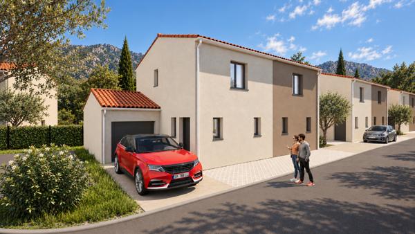 Maison Monte 3 pièces 58,75 m2 - garage - terrasse - jardin
