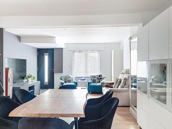 Maison de 85 m2, 2 chambres, jardin et garage