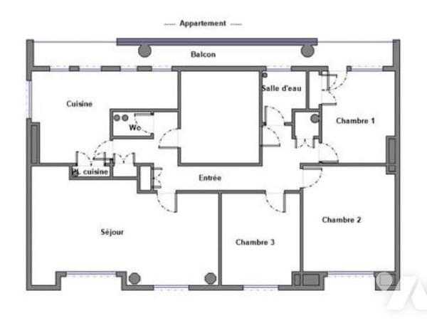 Appartement 3 chambre - Balcon - Quartier calme et recherché de LORIENT