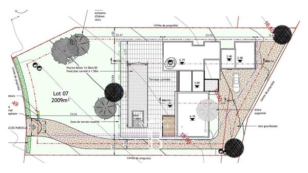 Sainte-Lucie-de-Porto-Vecchio, Terrain constructible  2 059 m² à vendre