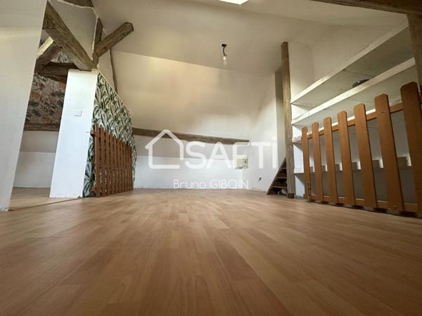 Immeuble centre ville Gien, Appartement + local commercial