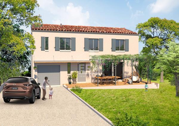 Villa neuve de 112 m², jardin et garage sur un terrain de 445m², 04200 Mison