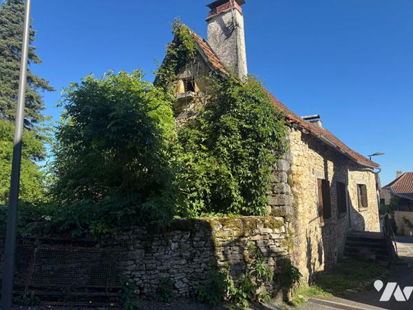 Maison en pierres à restaurer avec jardin -  Livernon