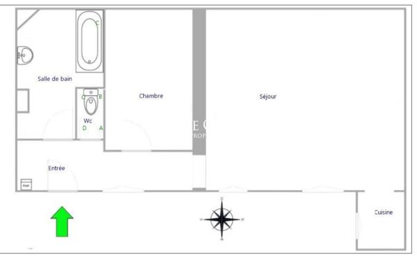 A vendre  - appartement - 50 m² - PARIS - 75006 - Saint-Germain-des-Prés