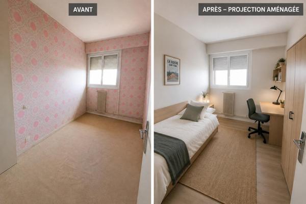 LA ROCHE-SUR-YON – PENTAGONE – 130 m² – 4/5 CHAMBRES – 2 GARAGES – SPÉCIAL FAMILLE OU INVESTISSEUR